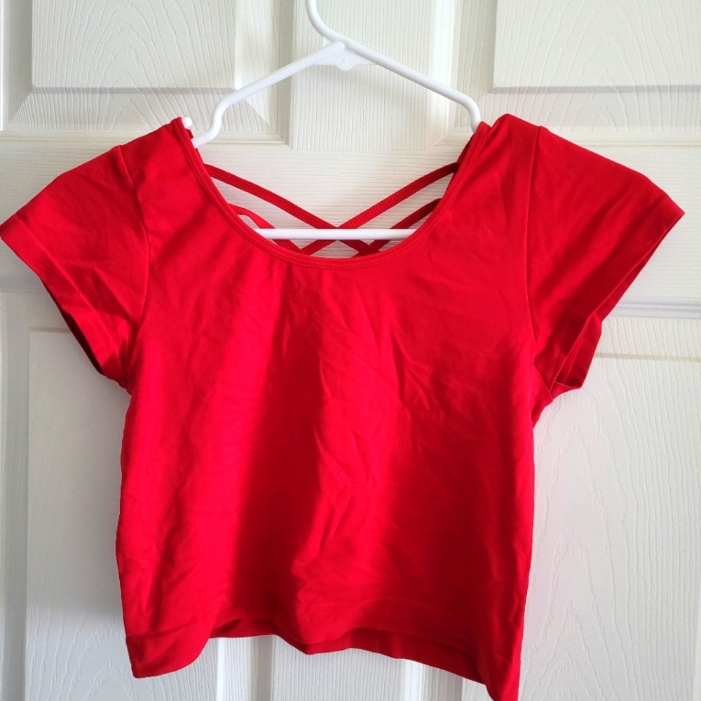 Red Crop Top